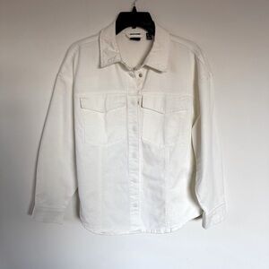 Vero Moda White Denim Shirt/Jacket Size XS
